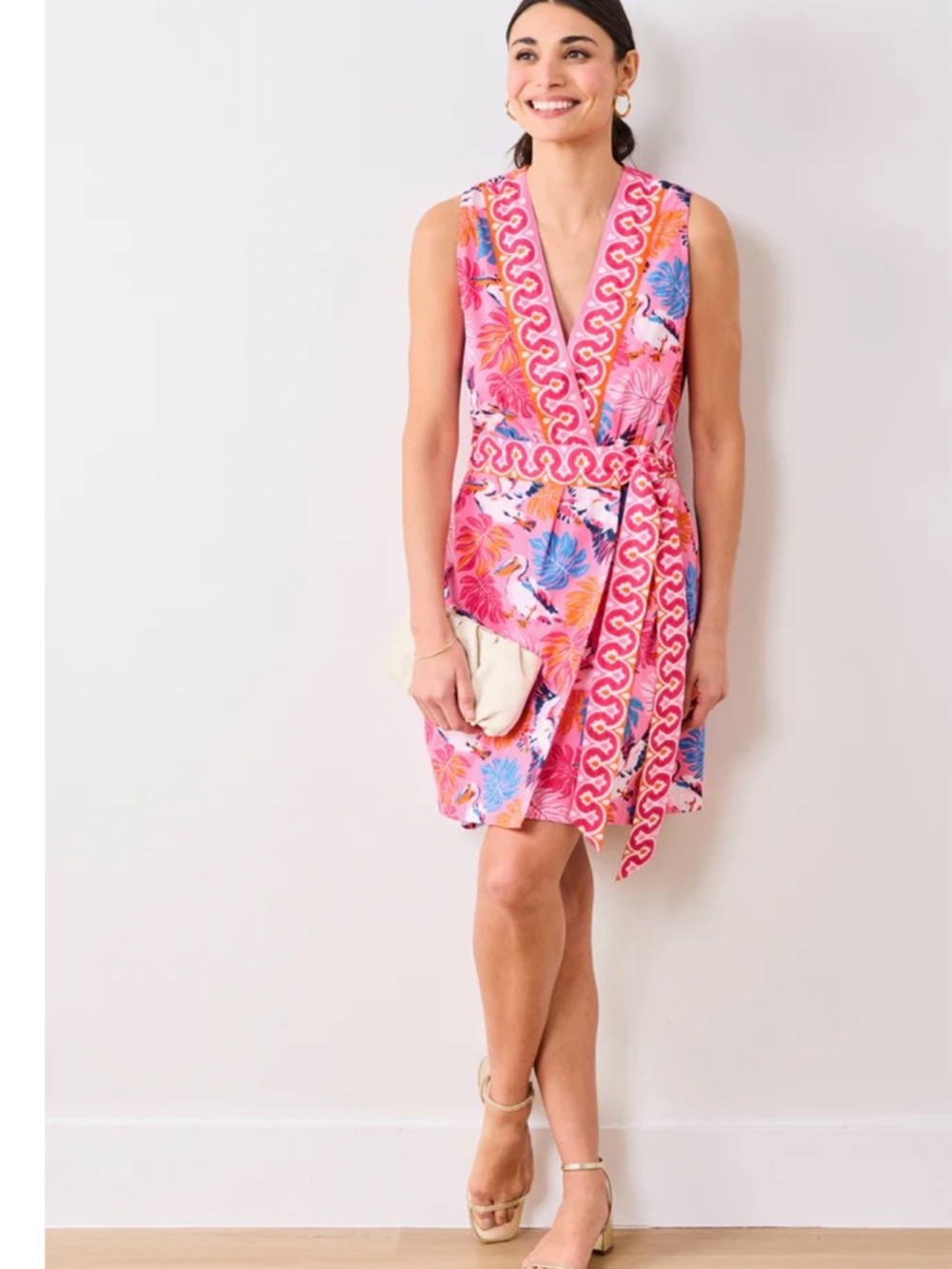 Printfresh Playa in Palms Dress. NWT
